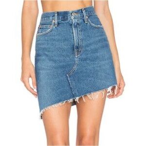 AGOLDE Retrograde Asymmetrical Skirt in Memphis